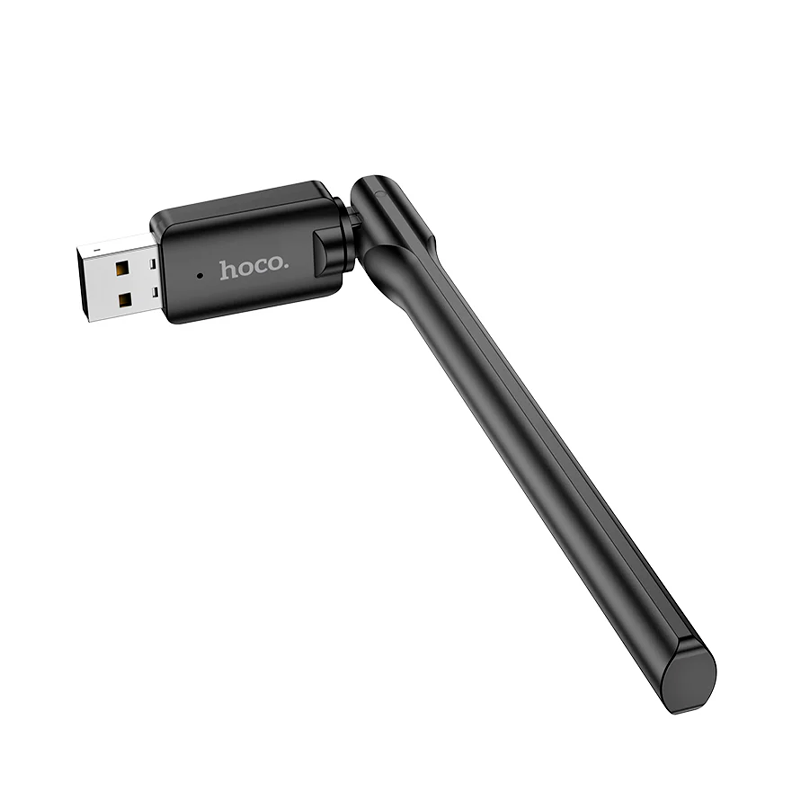 Antena Tarjeta Red Usb Hoco Hi32 Wifi 4 Negro - Imagen 2
