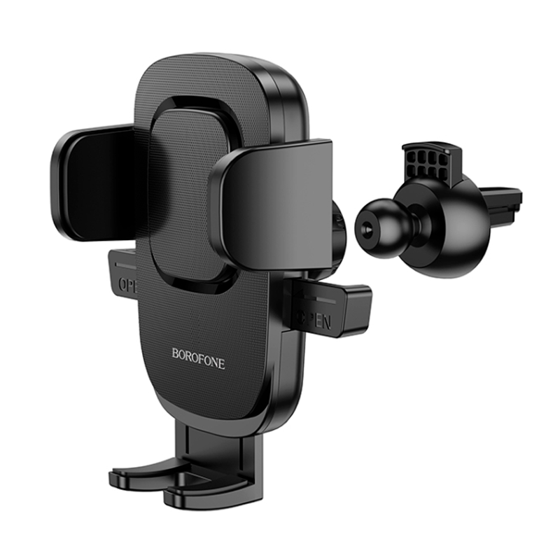 Soporte De Auto Rejilla Borofone Bh69 Negro - Imagen 2