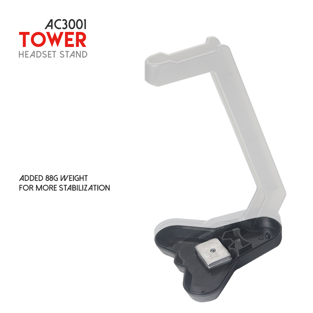 Base Stand Audifonos Gamer Fantech Ac3001 Rojo - Imagen 3