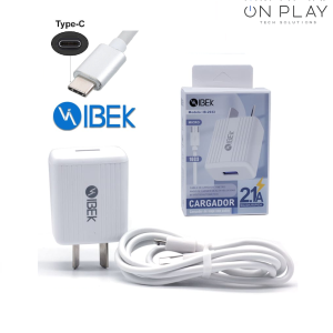 CARGADOR IBEK 2.6A TIPO C IB-2601