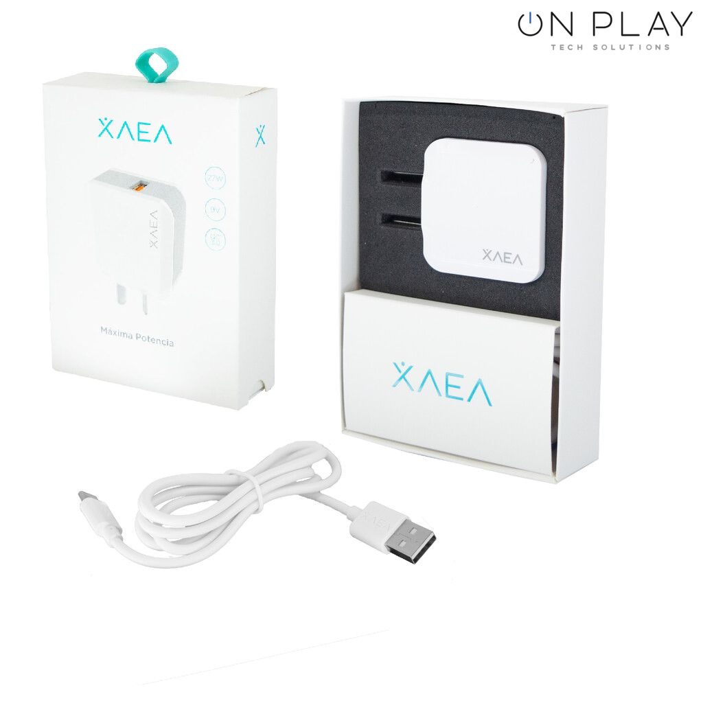 CARGADOR RAPIDO 27W XAEA 9V 27W 1 USB + CABLE TIPO C – - Imagen 2