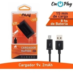 CARGADOR 220V ONLY 9V CAJA NARANJA