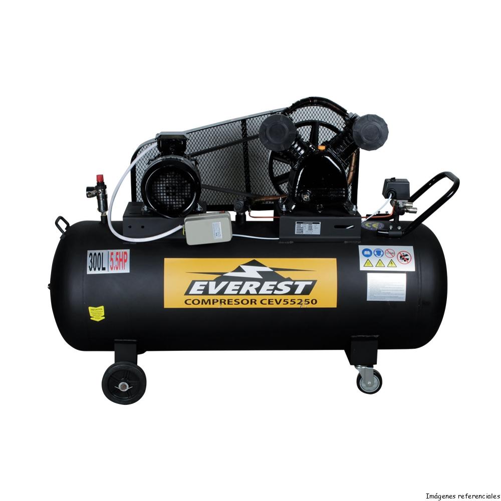 COMPRESOR 5,5hp 250 litros 380v CEV55250 en «V» - Imagen 3