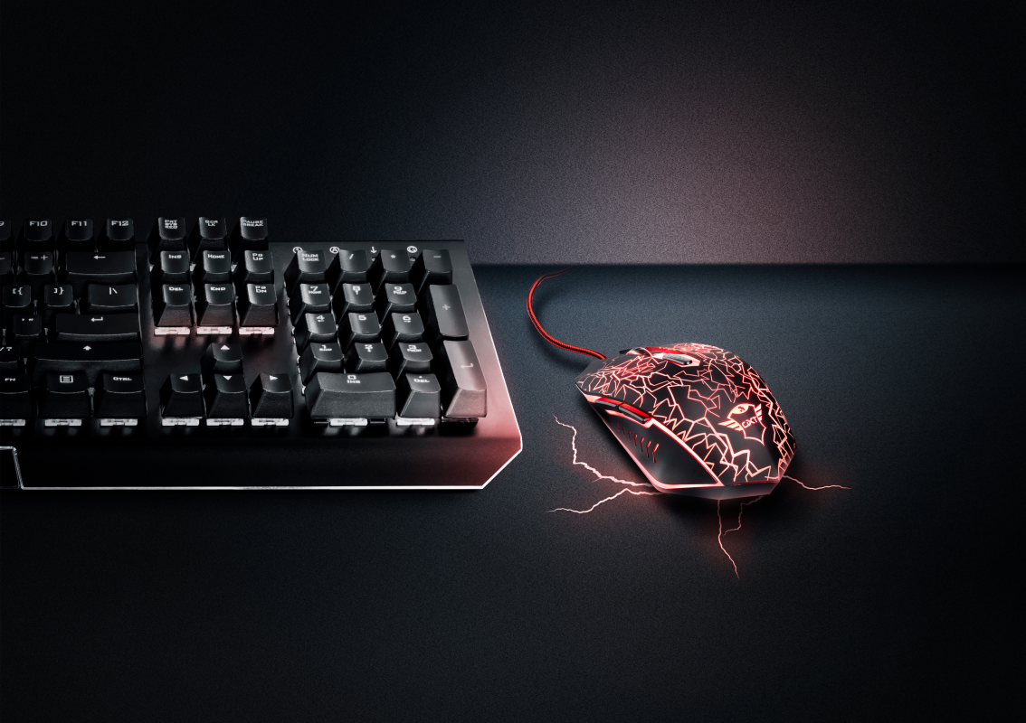 Mouse Gamer Trust Gxt 105 Izza Illuminated Negro - Imagen 6