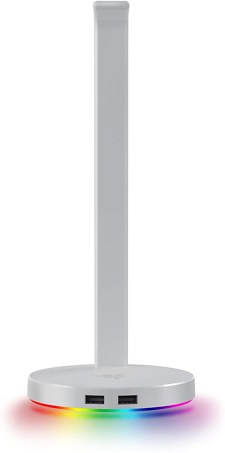 Soporte De Audifonos Razer Base Station V2 Chroma Usb Hub Blanco - Imagen 4
