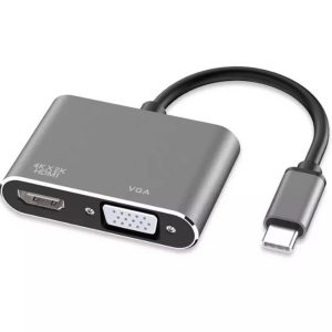 Hub USB -C a HDMI+VGA