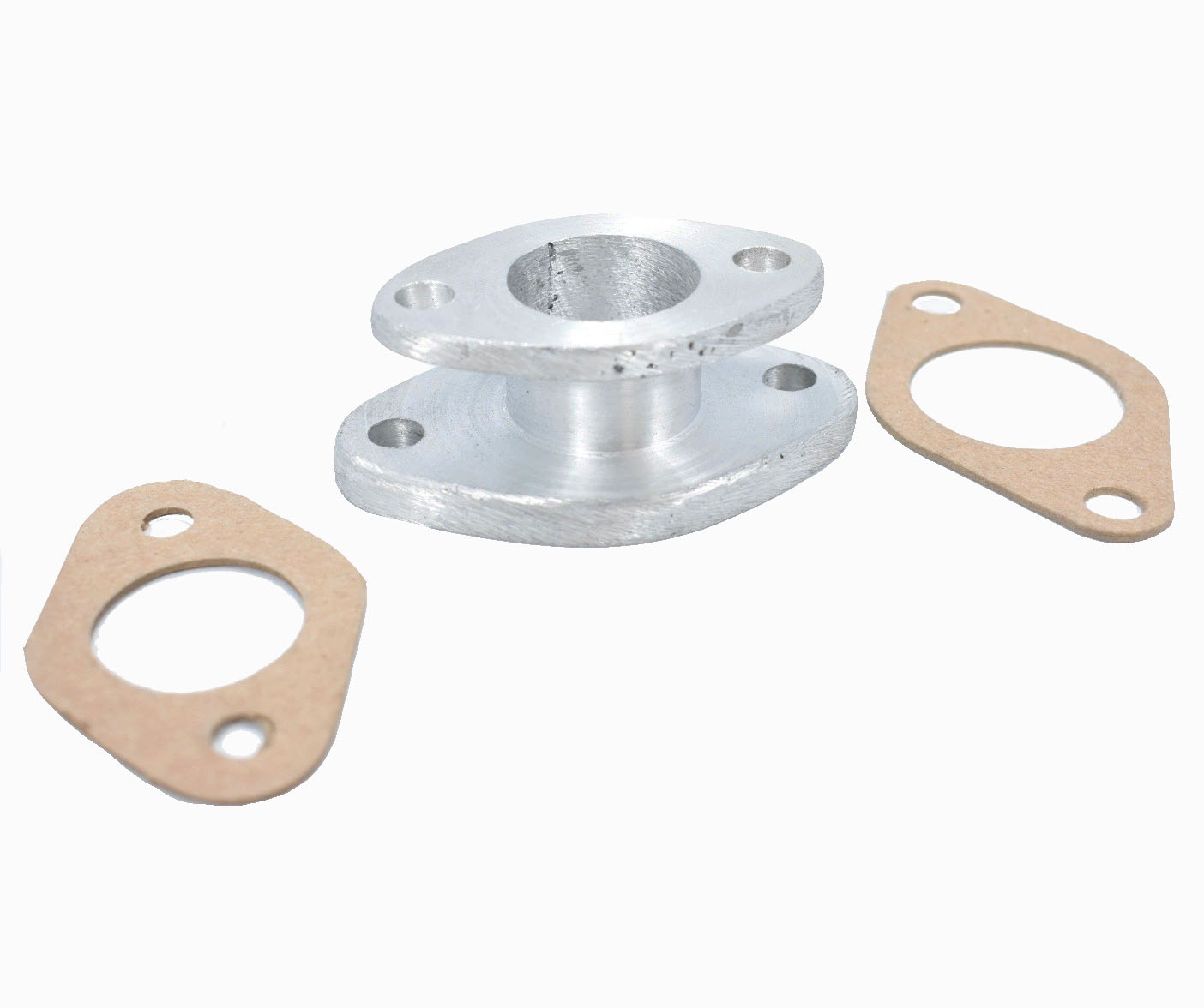B084BRIDA (BASE ADAPTADOR) CARBURADORVOLKSWAGEN (VW) SEDAN T1 (VOCHO) 1500 JUNTA CR-902 CONVERSION A MOTOR 1600 A JUNTA CR-906 MIDE: ABAJO 8.5 X 5.5 CMS ARRIBA: 7.5 X 5 CMS ALTURA: 3.5 CMS DISTANCIA ENTRE TORNILLOS ARRIBA: 5.4 cms ABAJO: 7 CMS - Imagen 3