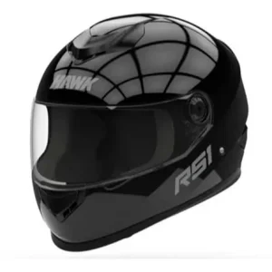 Casco Hawk RS1 Integral Negro Brillo