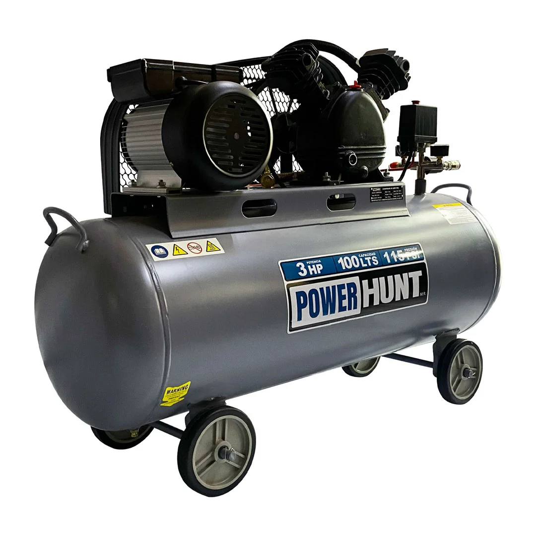 Compresor COMPH100L Power Hunt 100LT 3 HP - Imagen 3