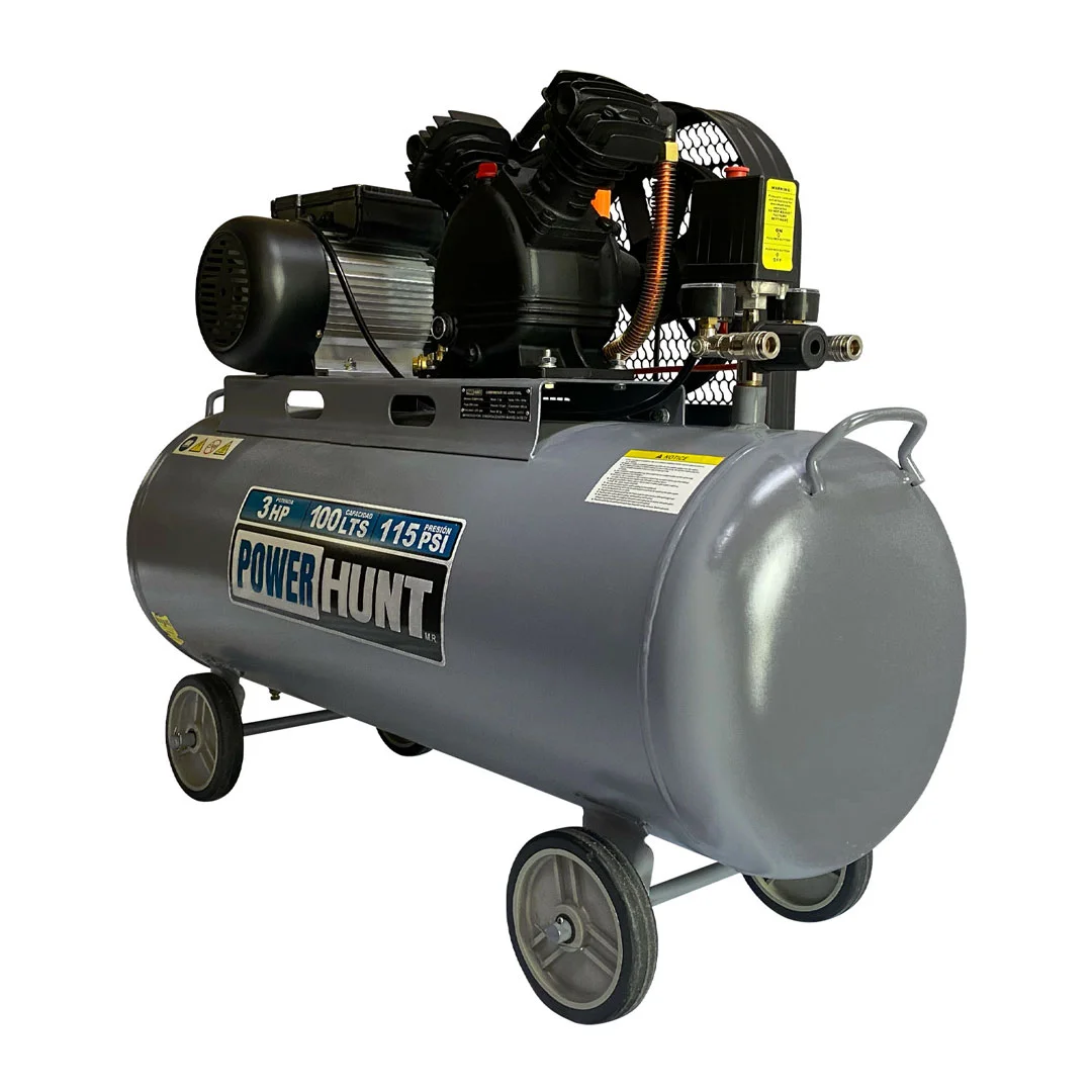 Compresor COMPH100L Power Hunt 100LT 3 HP - Imagen 5