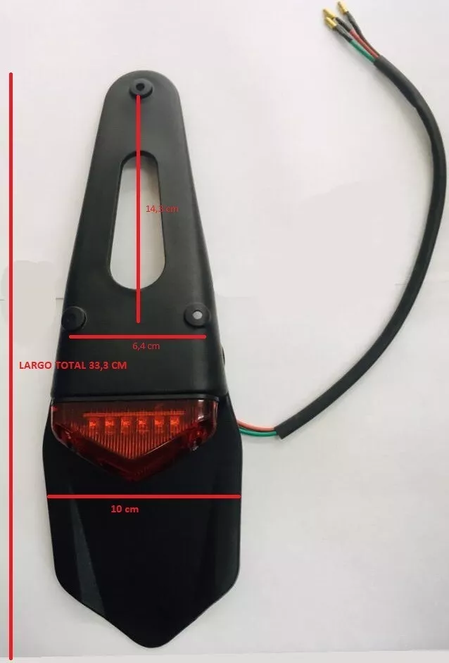 Farol Trasero Led Con Colin Tornado/ Crf/ Yz - Imagen 3