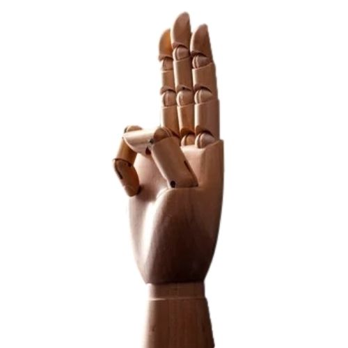 Mano De Madera – De Maniquí De 18cm Izquierda Y Derecha - Imagen 6