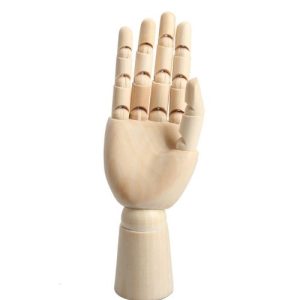 Mano De Madera – De Maniquí De 18cm Izquierda Y Derecha