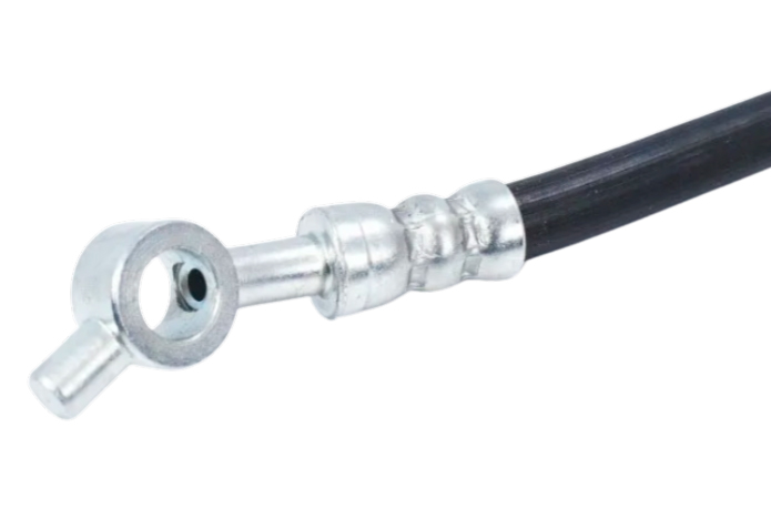 NF46210MANGUERA DE FRENOS (CALIPER)NISSAN DATSUN PICK-UP ESTAQUITAS (720) (74-93) 1.8 LITROS DELANTERA / DERECHA (LADO ACOMPAÃANTE) LARGO: 38 CMSNF46210 / 46210P09G0 / NF46210P09G0 / BH382856 RAYBESTOS / H620536 DORMAN / 46210-P09G0 / 51540-82Z00 - Imagen 4