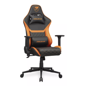 Silla Gamer Cougar Armor One V2 Cuero Sintetico Negro Naranjo