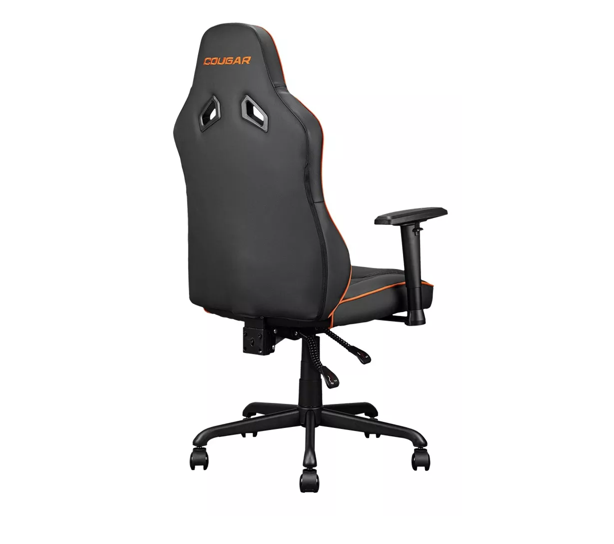 Silla Gamer Cougar Fusion S Cuero Sintetico Negro Naranjo - Imagen 4
