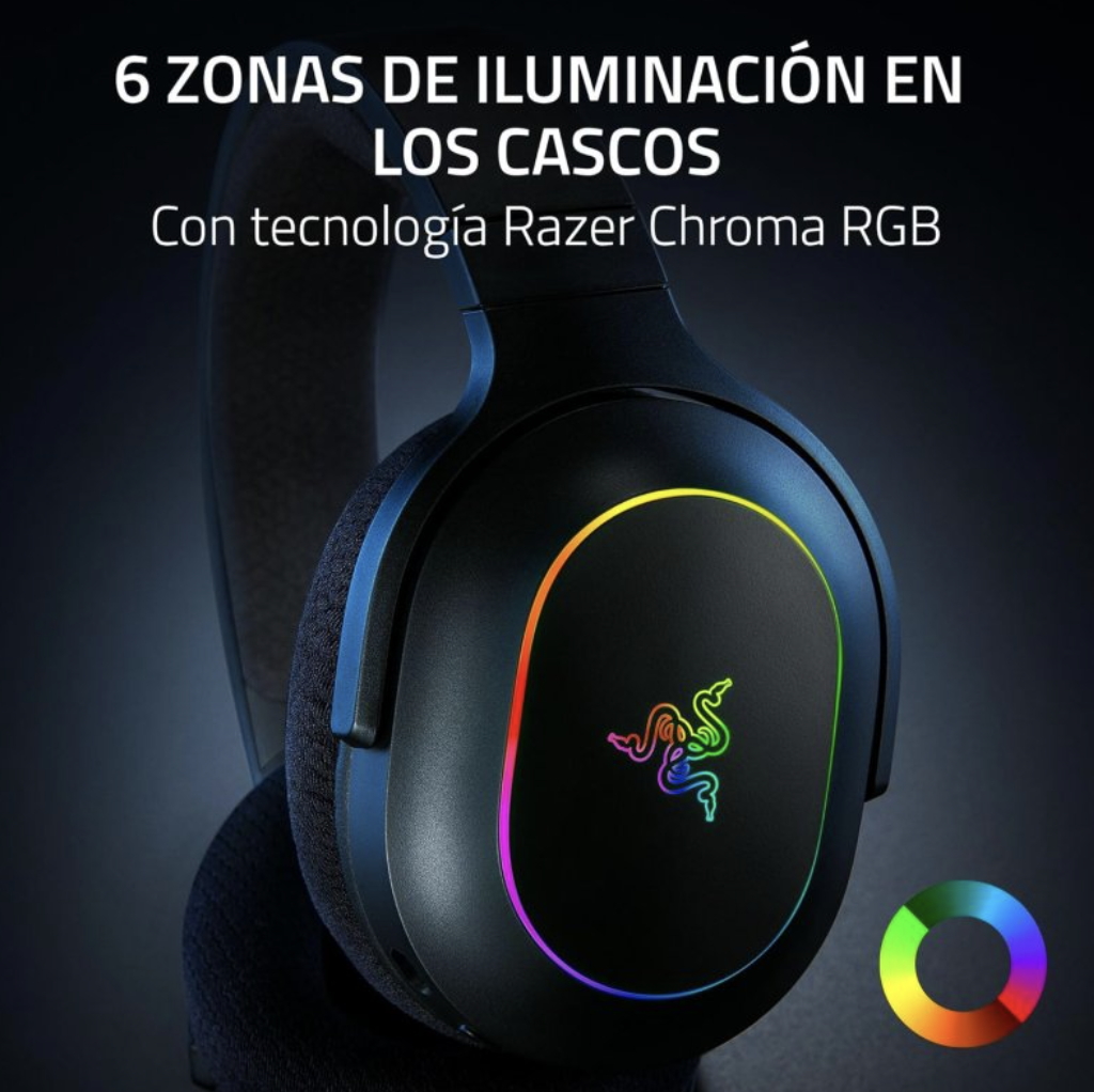 Audifono Gamer Inalambrico Razer Barracuda X Chroma Negro - Imagen 3