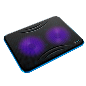 Ventilador Notebook Gamer Cool Cold Hasta 15′ K19 Negro