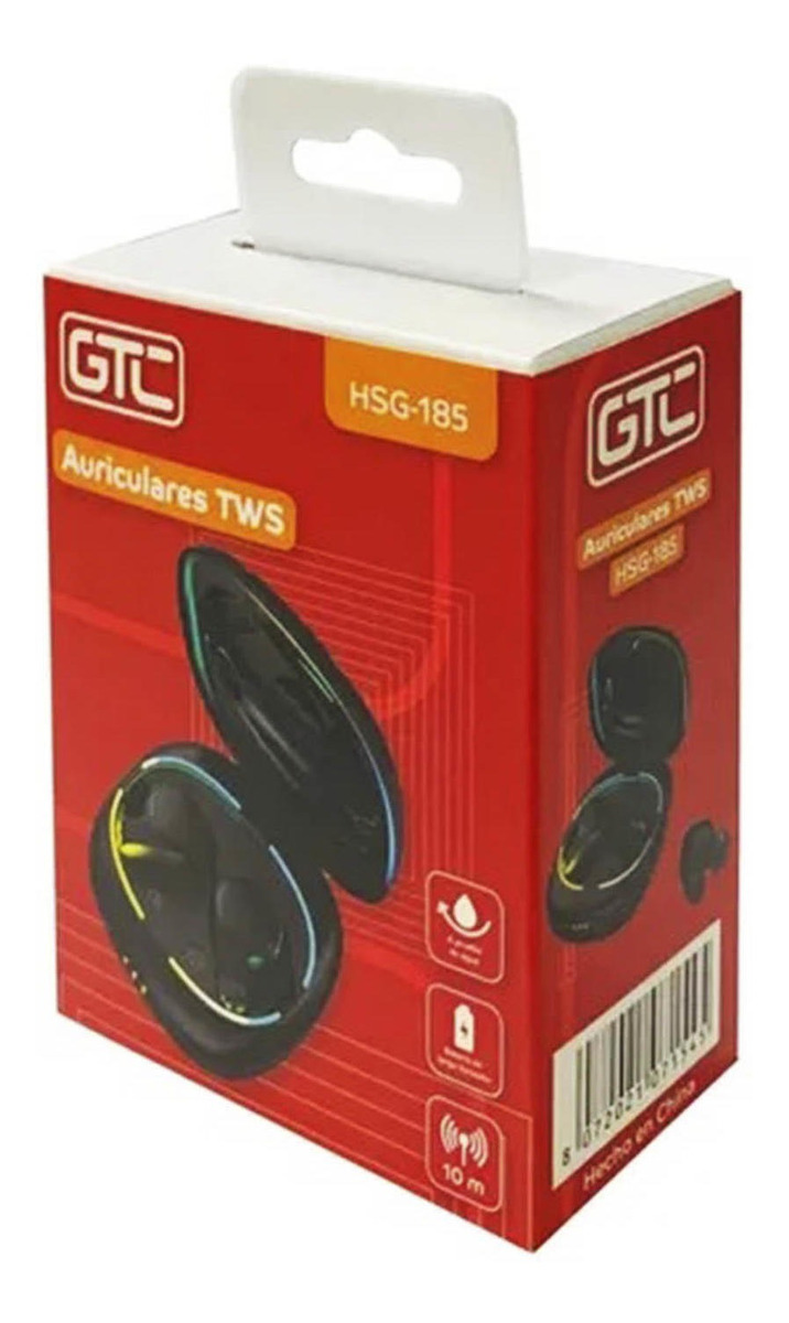 Audifonos Gamer Bluetooth Gtc Hsg-185 In Ear Negro - Imagen 3