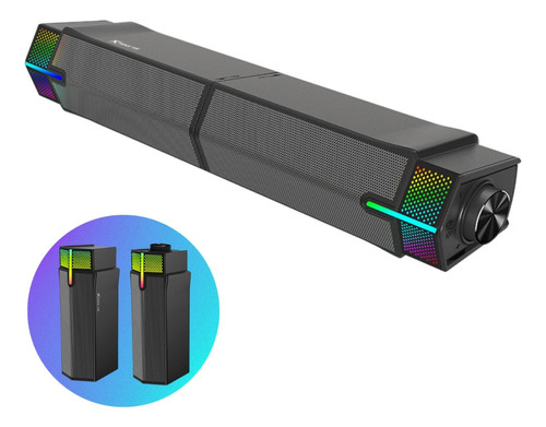 Parlante Gamer Xtrike Me Sk-604 Bluetooth Rgb Negro - Imagen 3