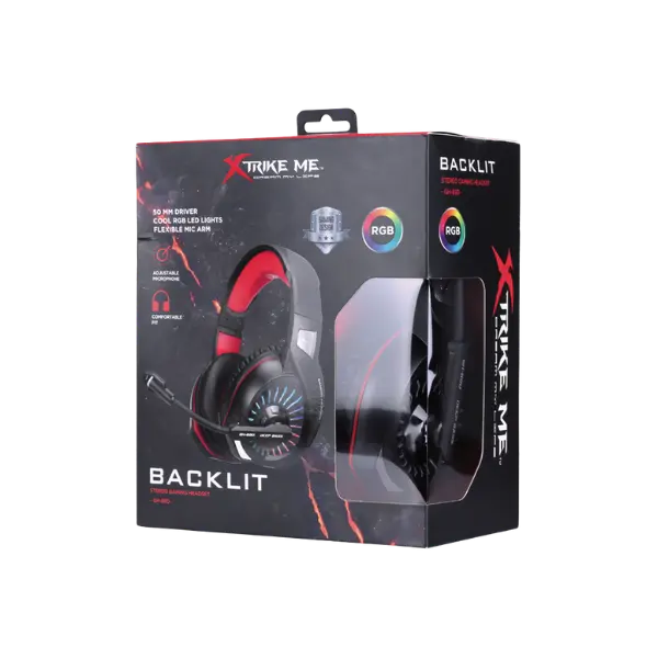 Audífonos Gamer Xtrike Me Gh-890 Pc Ps4 Xbox Switch Negro - Imagen 3