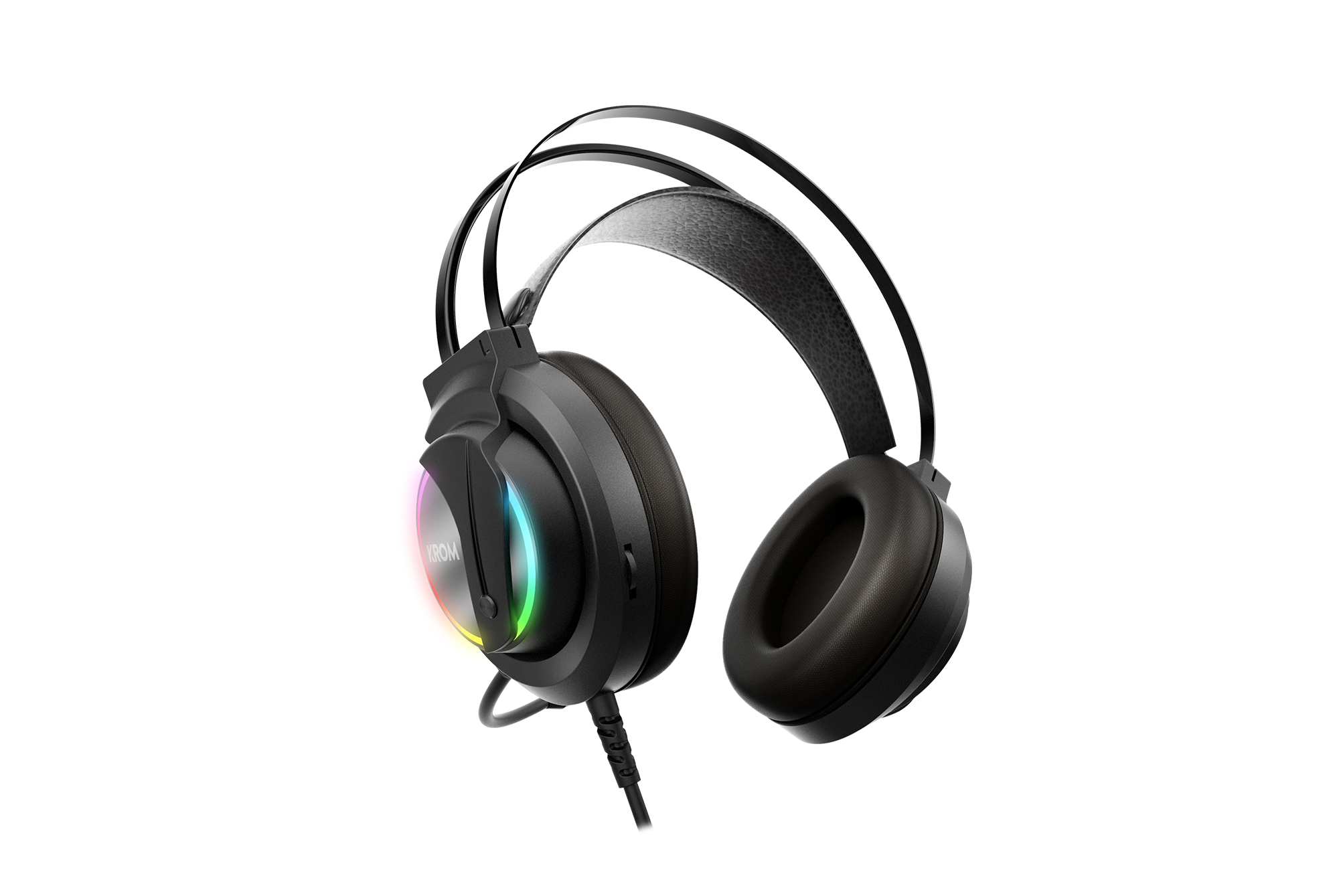 Audifonos Gamer Krom Kappa Pc Negro - Imagen 4