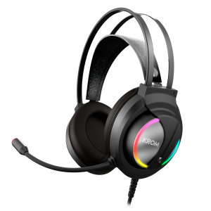 Audifonos Gamer Krom Kappa Pc Negro