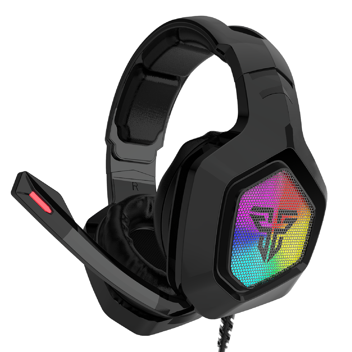 Audifono Gamer Fantech Mh83 Omni Rgb Pc Xbox Ps4 Switch Negro - Imagen 2