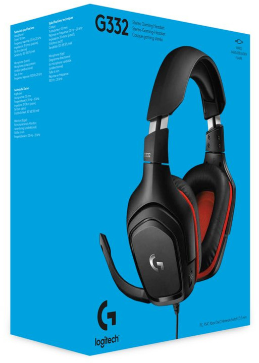 Audífonos Gamer Logitech G332 Xbox Ps4 Switch - Imagen 5