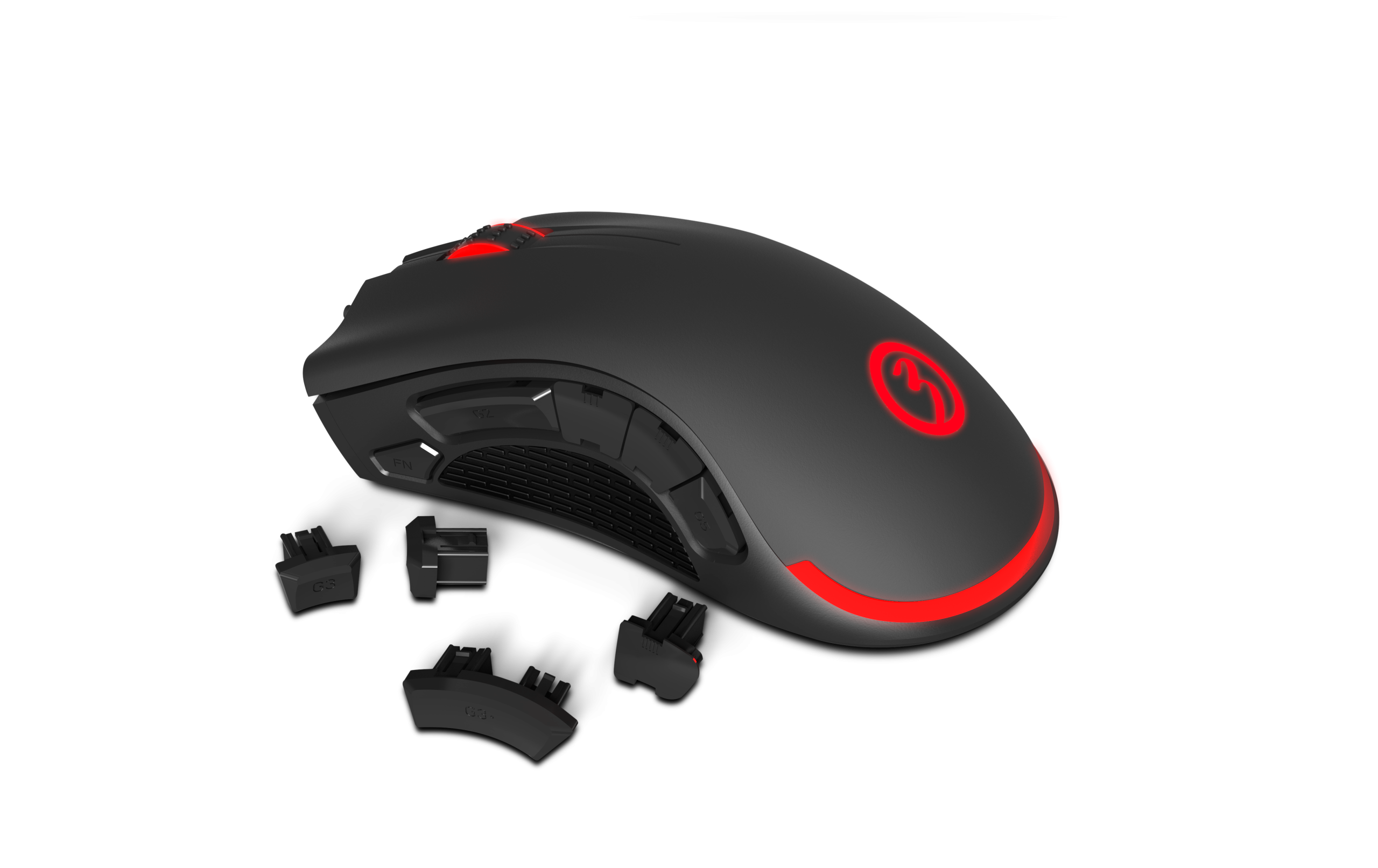 Mouse Gamer Ozone Neon X90 Negro - Imagen 3
