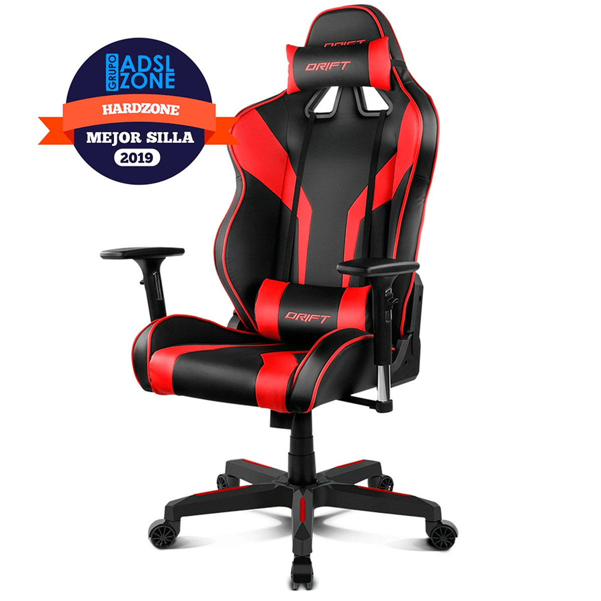 Silla Gamer Drift Dr111 Negro Rojo