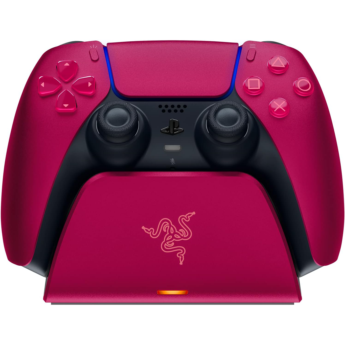 Base Cargador Razer Para Control Ps5 Rojo - Imagen 2