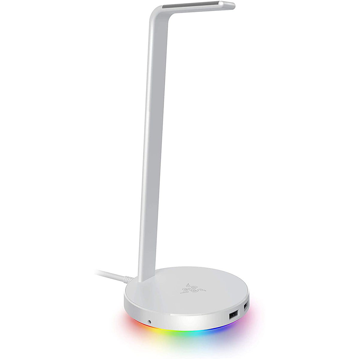 Soporte De Audifonos Razer Base Station V2 Chroma Usb Hub Blanco - Imagen 2