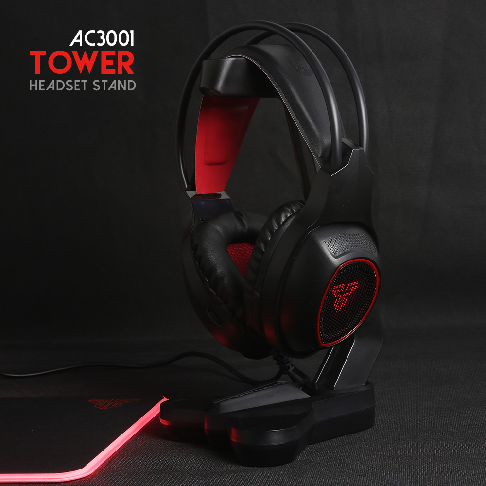 Base Stand Audifonos Gamer Fantech Ac3001 Rojo - Imagen 7