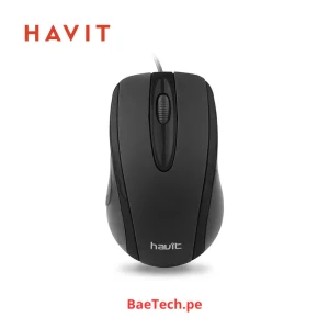 HAVIT HV-MS753 - MOUSE ALAMBRICO OPTICO NEGRO - CONEXION USB