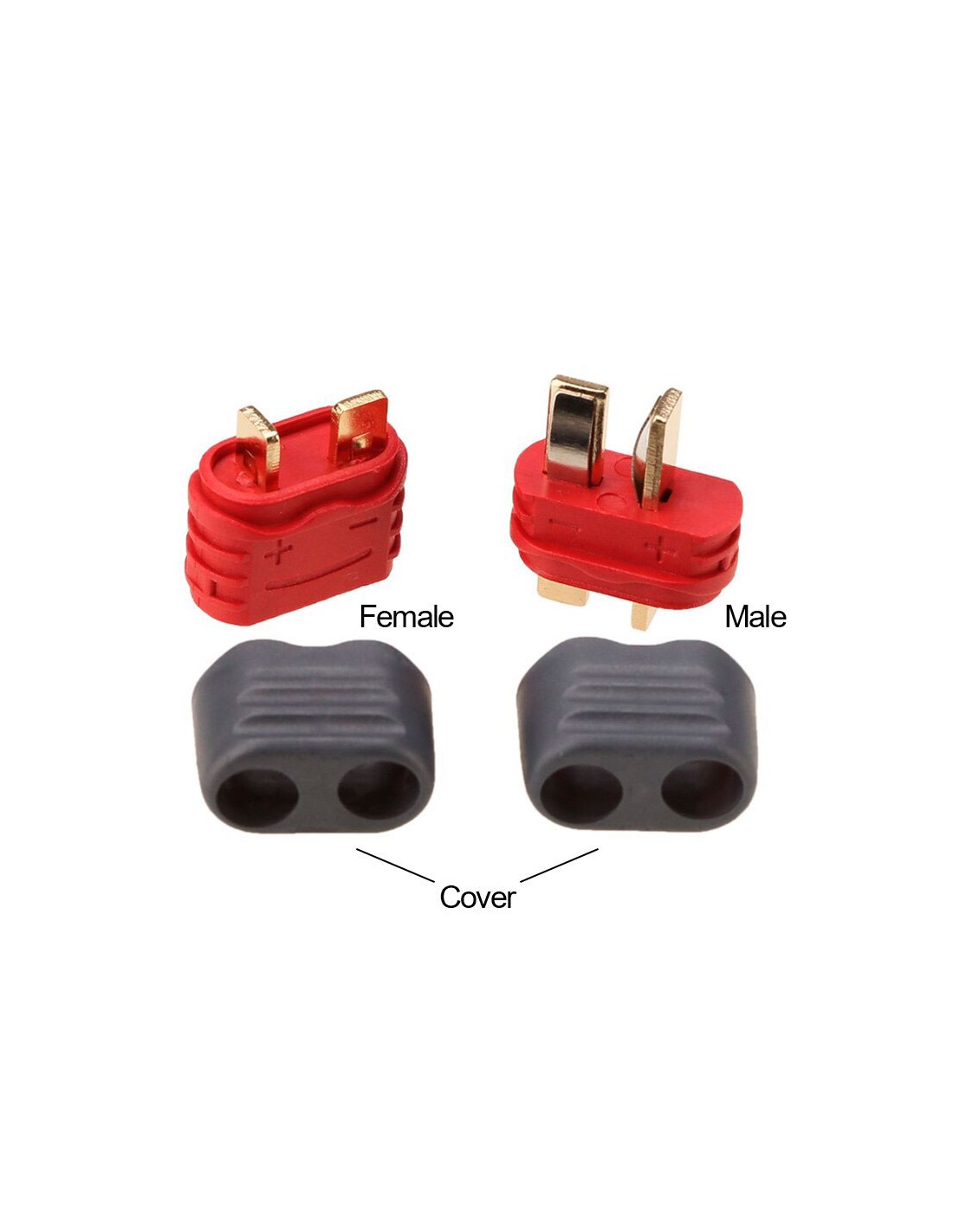 Conector T plug ( Pack de 5 Pares ) - Imagen 5