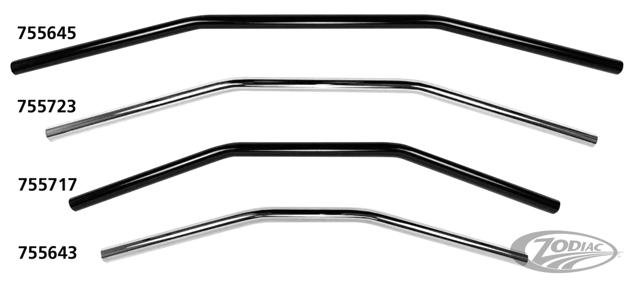 1" Handlebars Drag Bar 36" CHR For Harley-Davidson