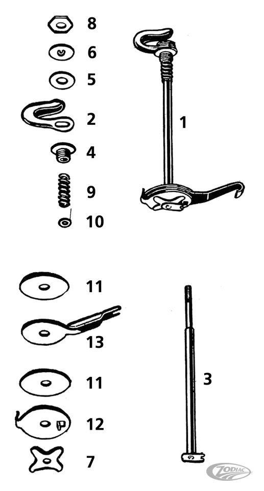 Washer, spider friction For Harley-Davidson - Imagen 2