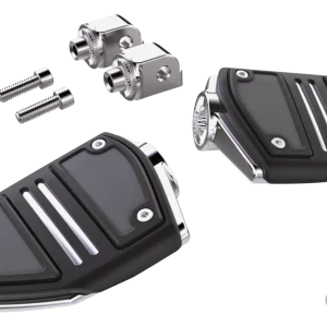Twin Rail passenger footpegs ST18-up Chr For Harley-Davidson