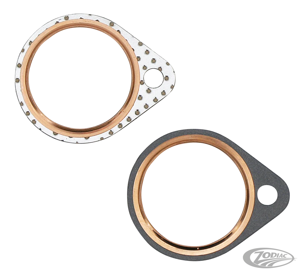 10pck Firering exhaust gasket 68-84 For Harley-Davidson - Imagen 2